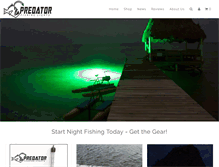 Tablet Screenshot of lightsforfishing.com